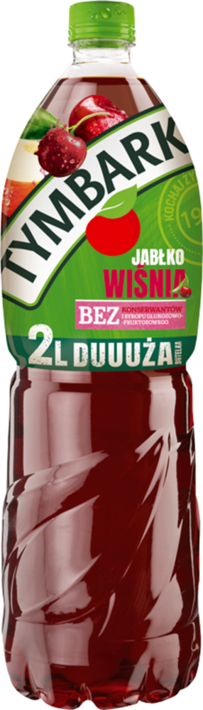 Napój Niegaz. Jabłko Wiśnia Tymbark Aseptic 2l widok 1