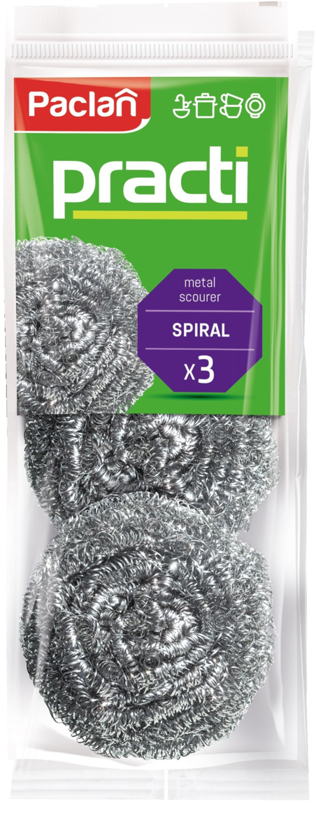 Zmywak spiralny Practi Paclan 3szt widok 1