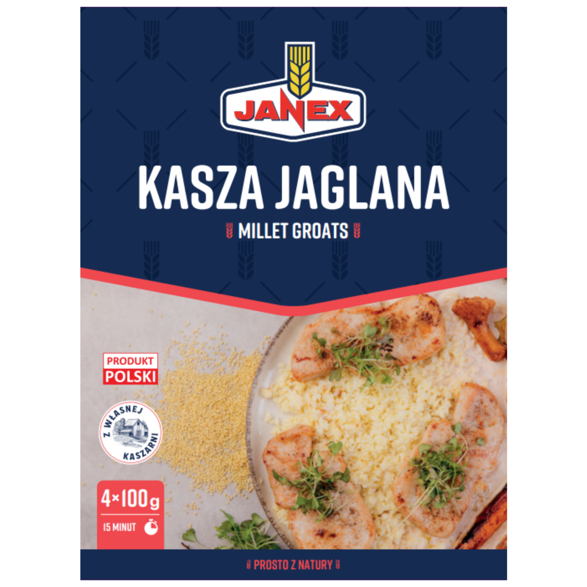 Kasza jaglana Janex 4x100g widok 1