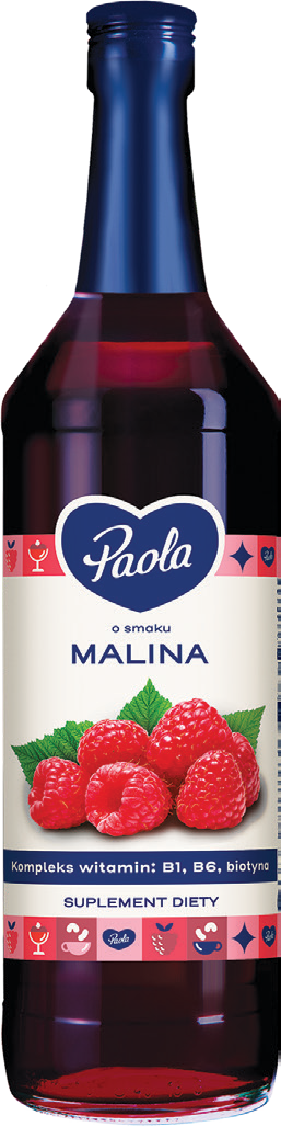 Syrop malinowy Paola Hoop 0,97l widok 1
