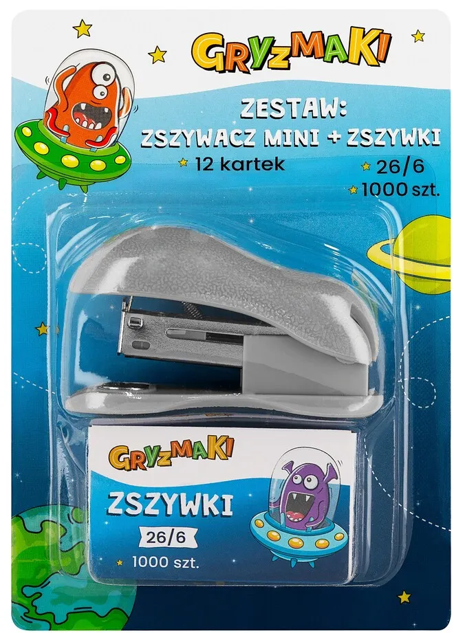 Zszywacz mini ze zszywkami Gryzmaki Sz25 widok 2