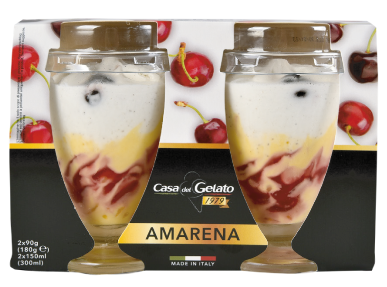 Lody w pucharku Casa del Gelato 2x150ml mix widok główny 