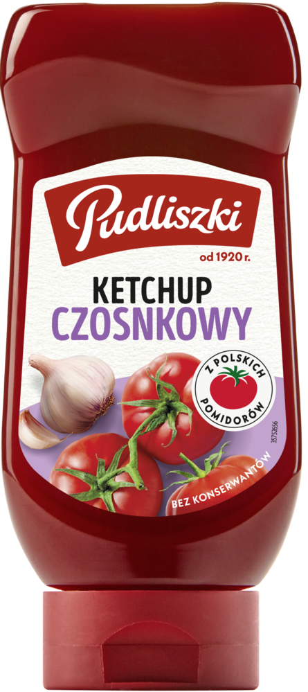 Ketchup czosnkowy Pudliszki 475g widok 1
