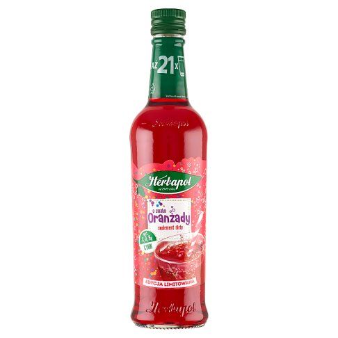 Syrop o smaku oranżady Herbapol 420ml widok 2