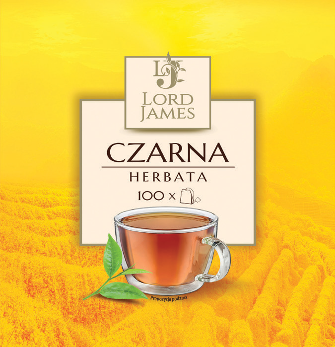 Zdjęcie produktu - Herbata czarna Lord James 100x2g