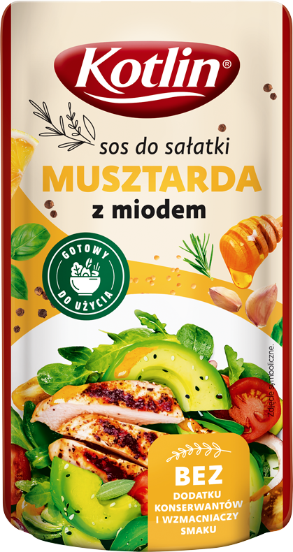 Sos sałatkowy musztarda z miodem Kotlin 100g widok 1