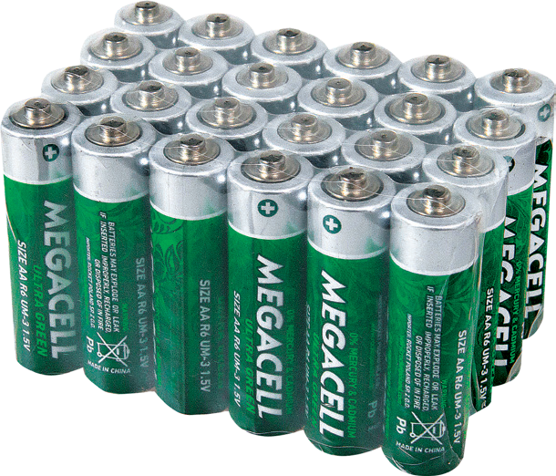 Bateria cynkowa AA R06 Megacell 24szt widok 1