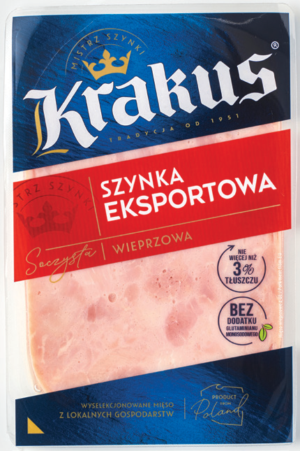 Szynka konserwowa eksportowa Krakus 120g widok 1