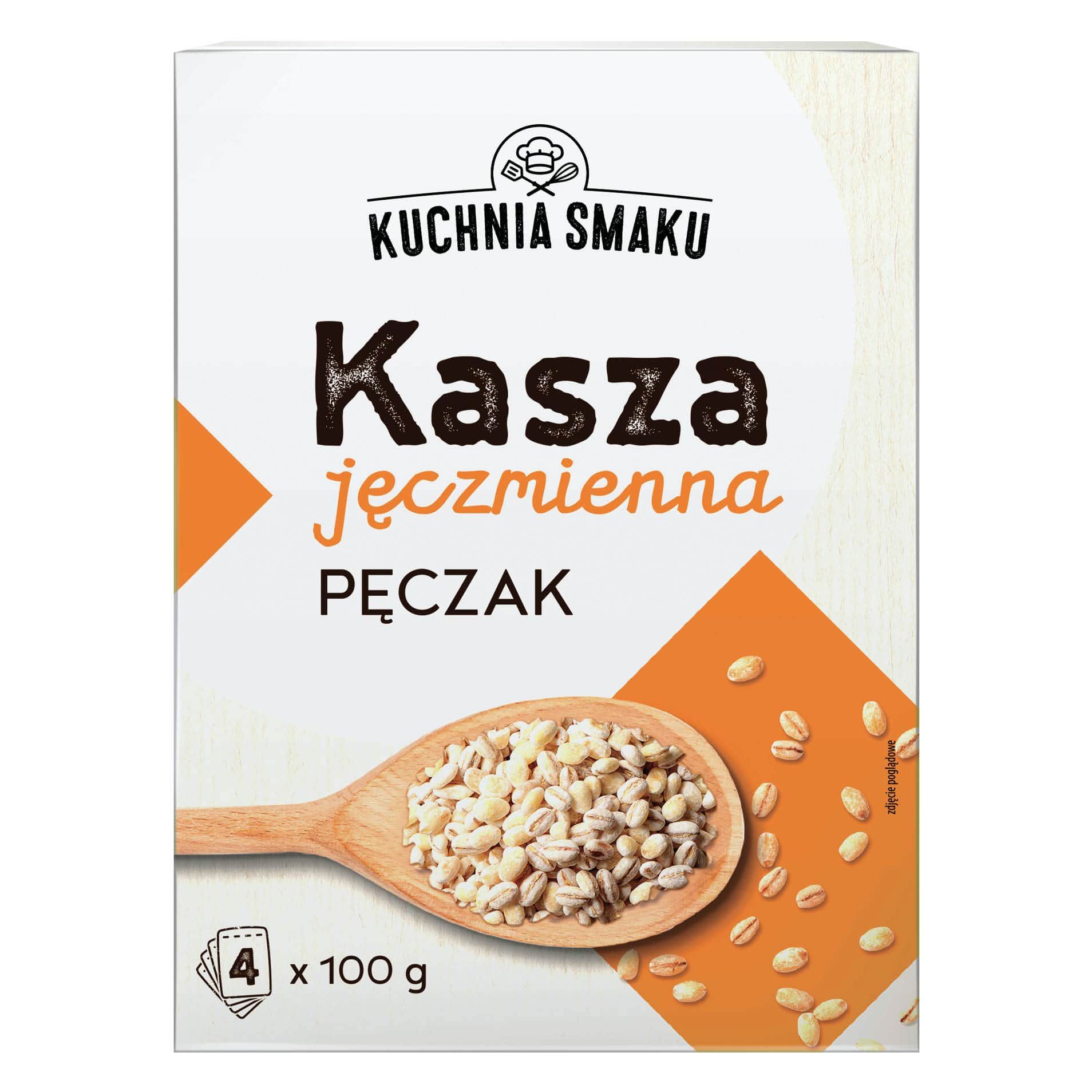 Kasza jęczmienna pęczak Kuchnia Smaku 4x100g widok 1