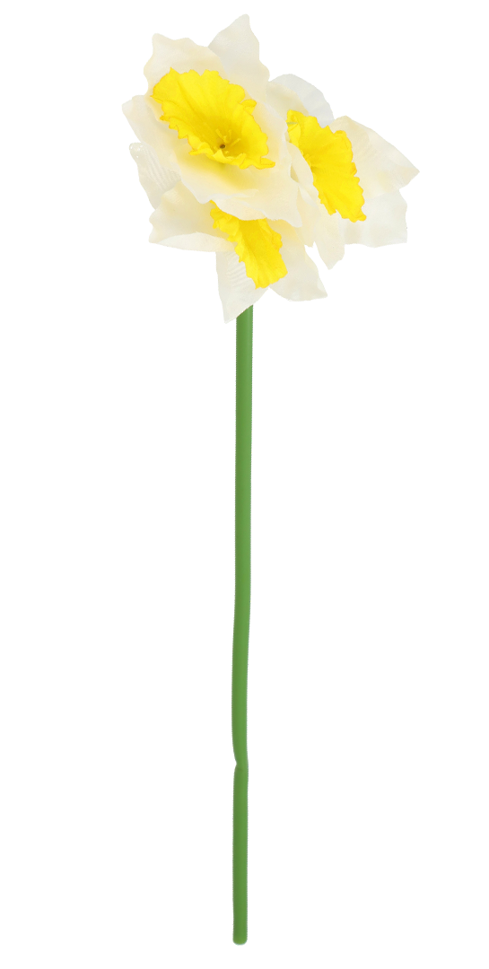 Kwiat sztuczny narcyz 42cm WN26 widok główny 