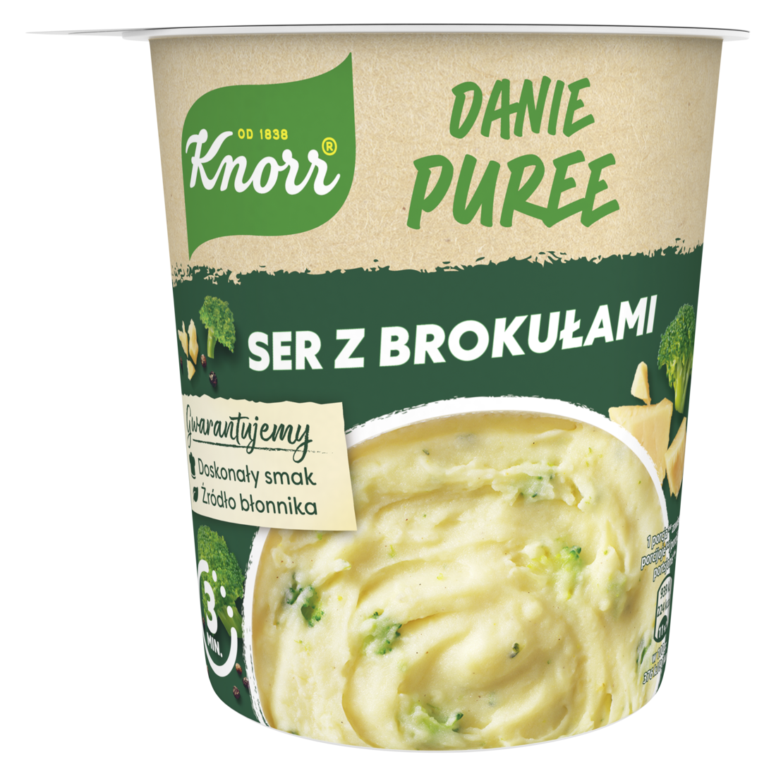 Danie puree ser z brokułami Knorr 50g widok 1