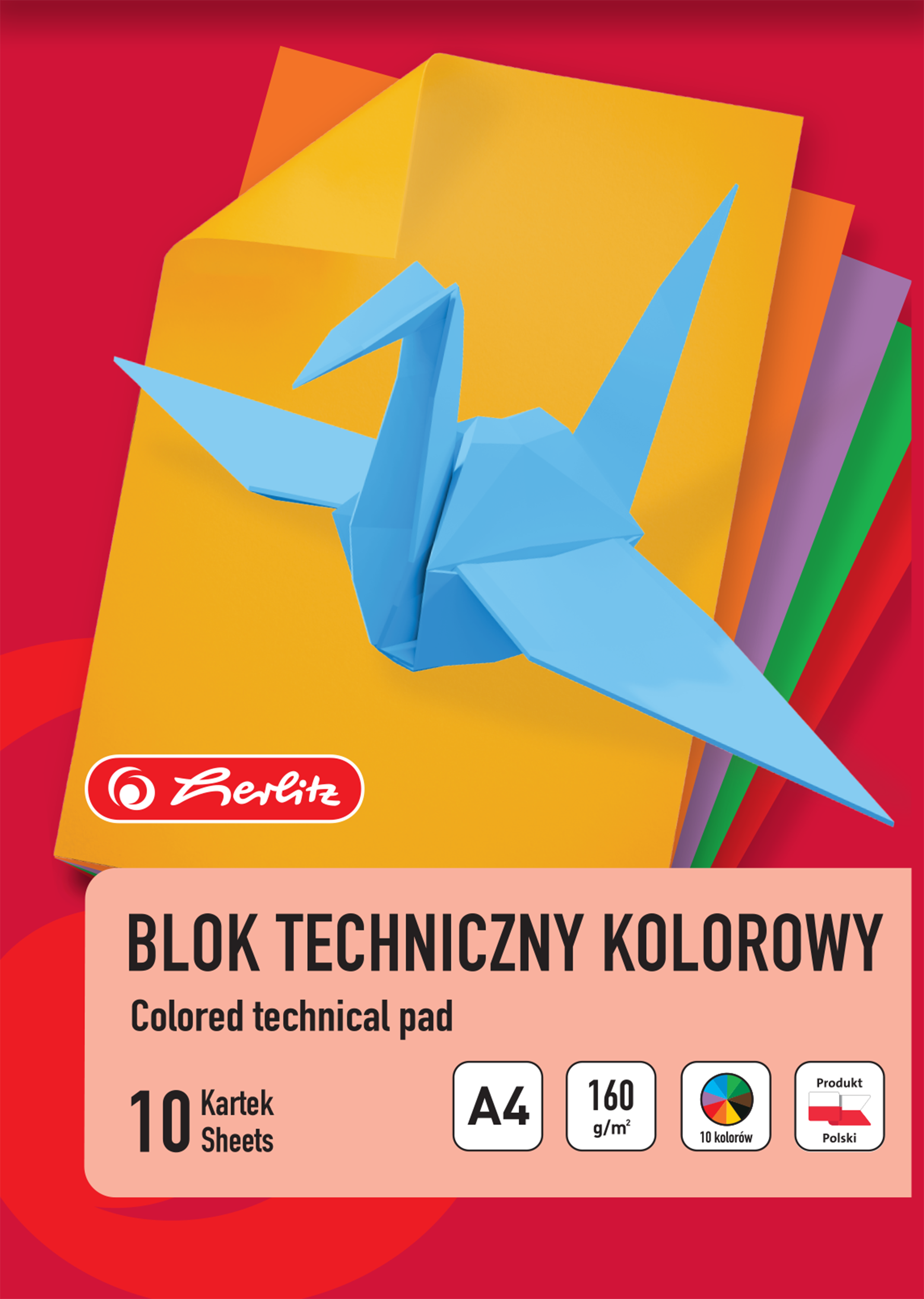 Blok tech/rys kol/biały extra A4 Herlitz mix SZ26 widok 2