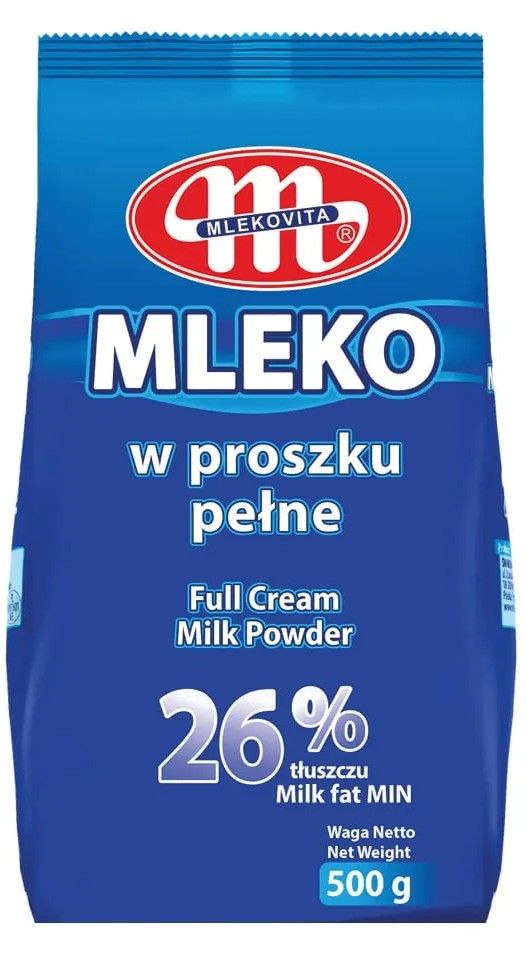 Mleko w proszku pełne Mlekovita 500g widok 1