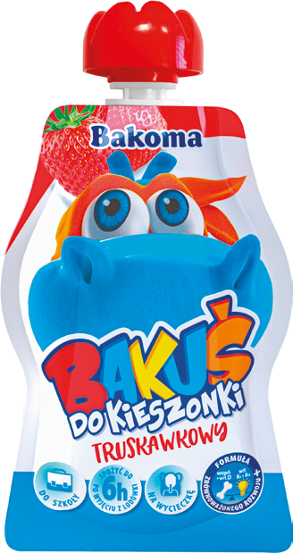 Serek do kieszonki Bakuś w saszetce 80g mix widok główny 