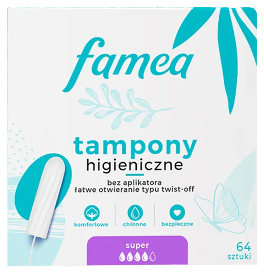 Tampony Famea super 64szt widok główny