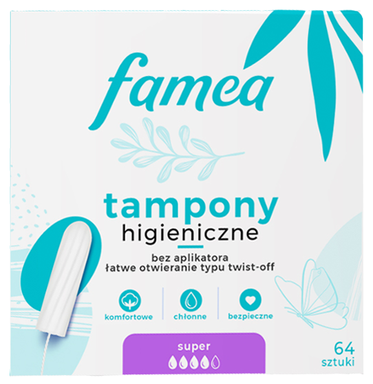 Tampony Famea super 64szt widok główny