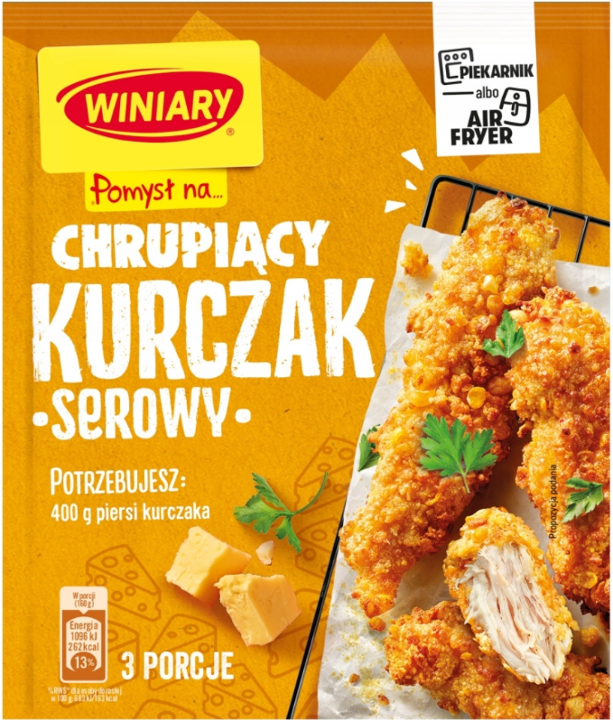 Pomysł na chrupiący kurczak serowy Winiary 70g widok 1