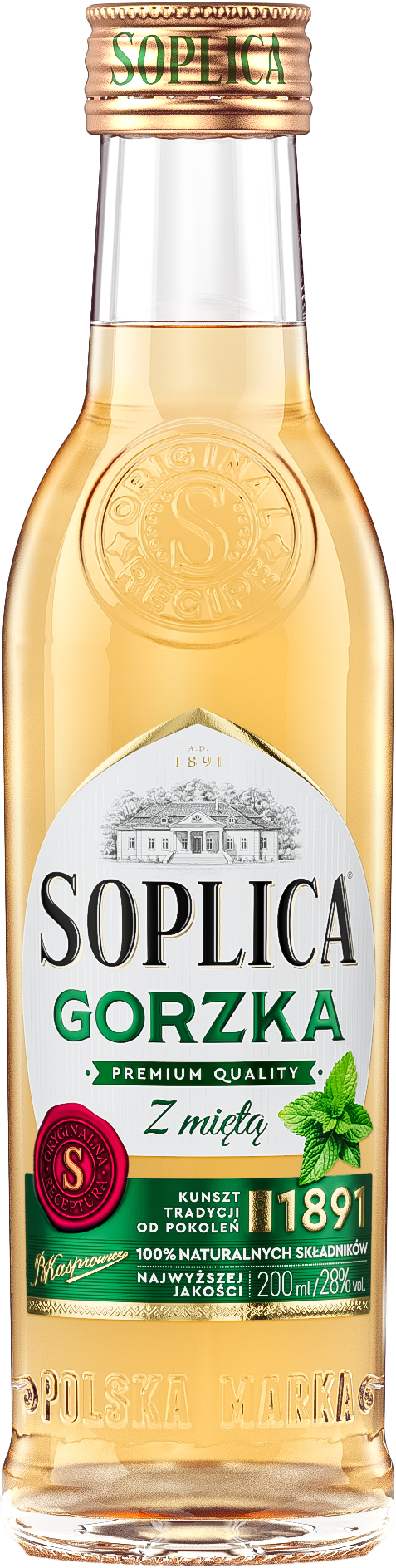 Likier Soplica gorzka z miętą 200ml 28% widok 1