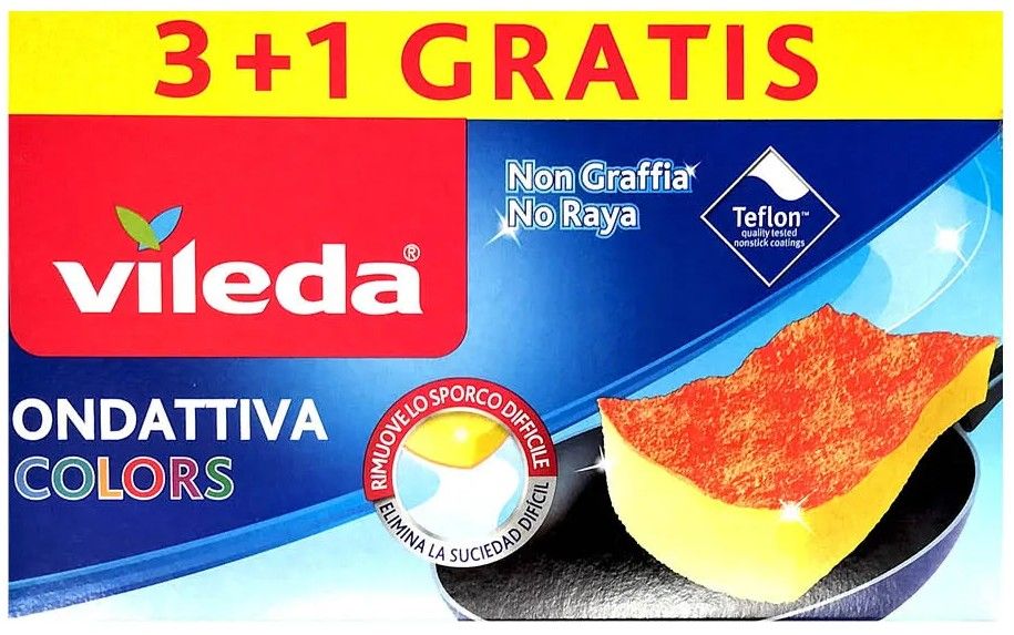 Zmywak Vileda Pur Active Colors 4szt widok 1