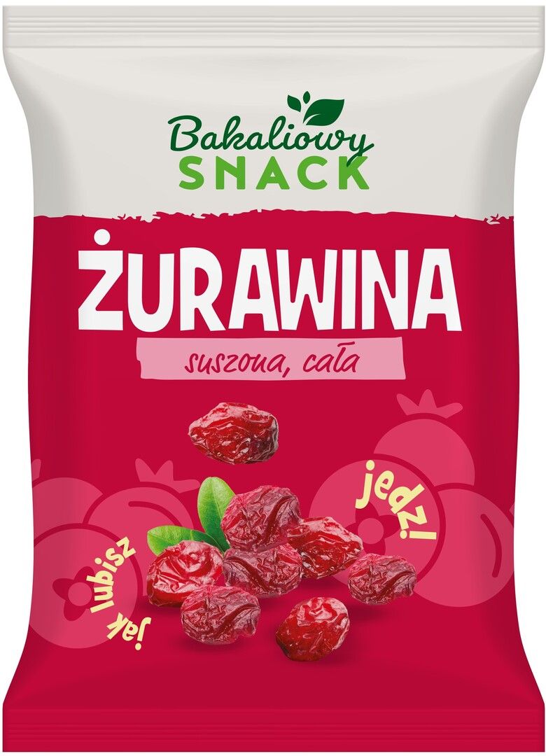 Żurawina suszona cała Bakaliowy Snack 200g widok 1