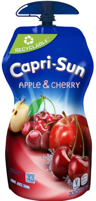 Napój niegaz. apple cherr 20% soku Capri-Sun 330ml widok główny