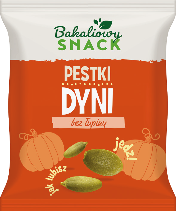 Pestki dyni bez łupiny Bakaliowy Snack 200g widok główny