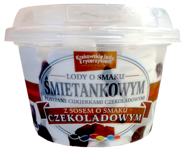 Lody kubek śmietankowe z cukierkami B&G 220ml mix widok 1