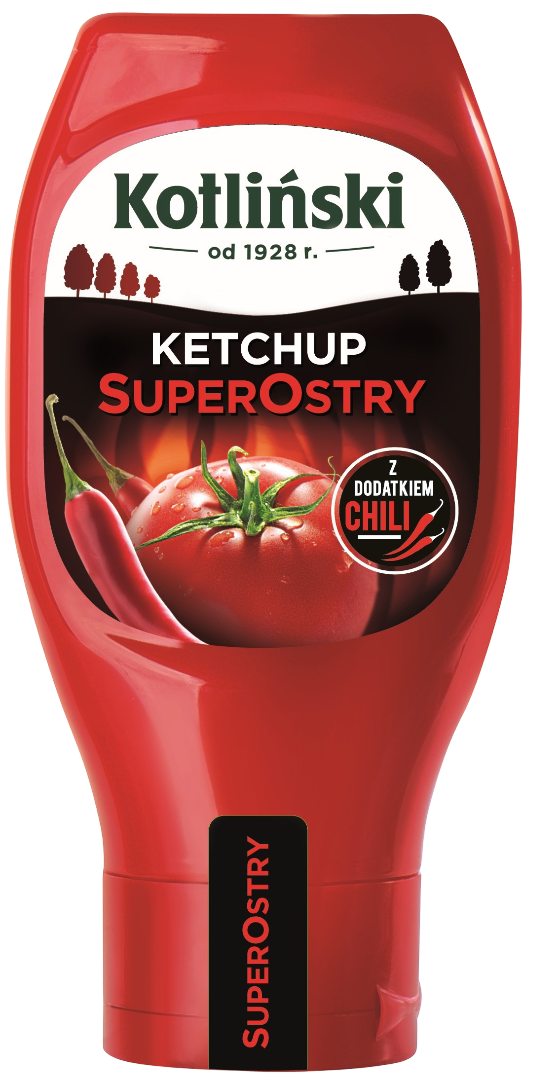 Ketchup superostry Kotliński 500g widok 1