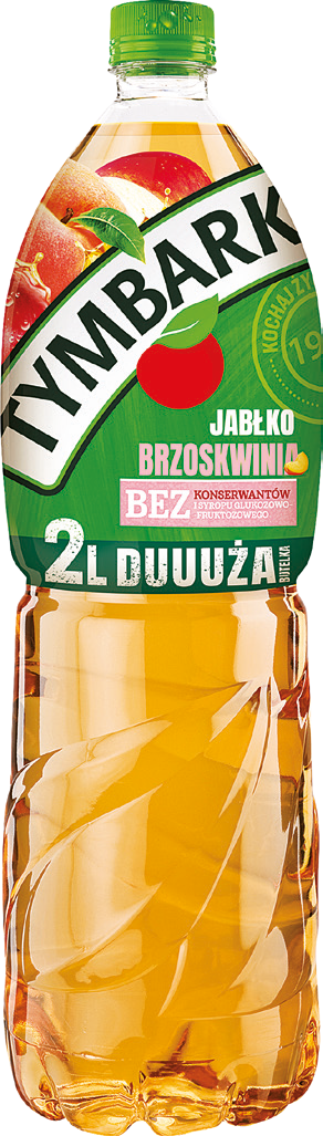 Napój niegaz jabłko brzoskwinia Tymbark Aseptic 2l widok 1