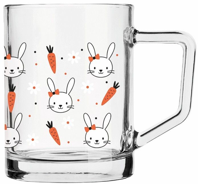 Kubek szklany z nadrukiem 270ml WN26 widok 2