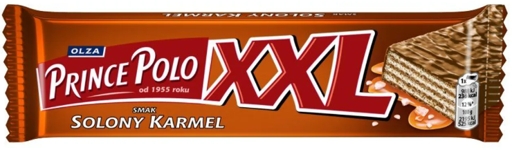 Wafelek Prince Polo XXL solony karmel 45g widok 1