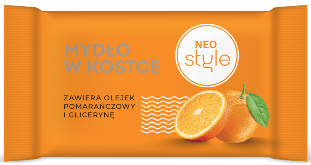 Mydło w kostce pomarańcza Neo Style 90g widok 1