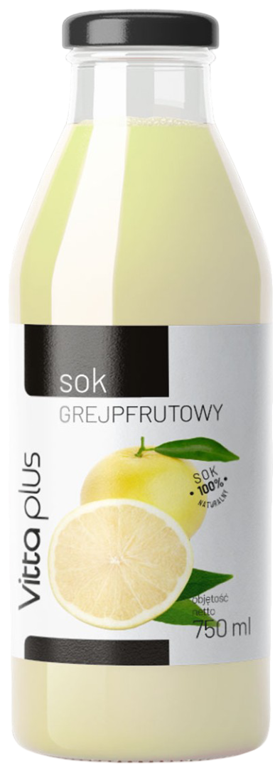 Sok biały grejpfrut Vitta Plus 0,75l widok 1