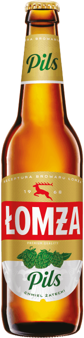Piwo Łomża pils 0,5l 6% but. zw. widok główny