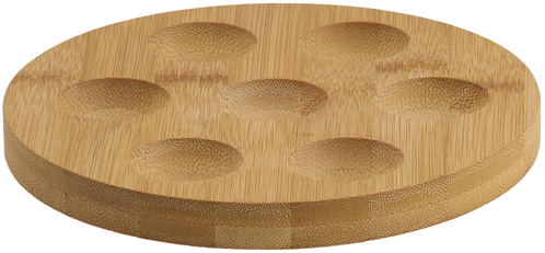 Talerz bambusowy na jajka Dajar 16cm WN25 widok 1