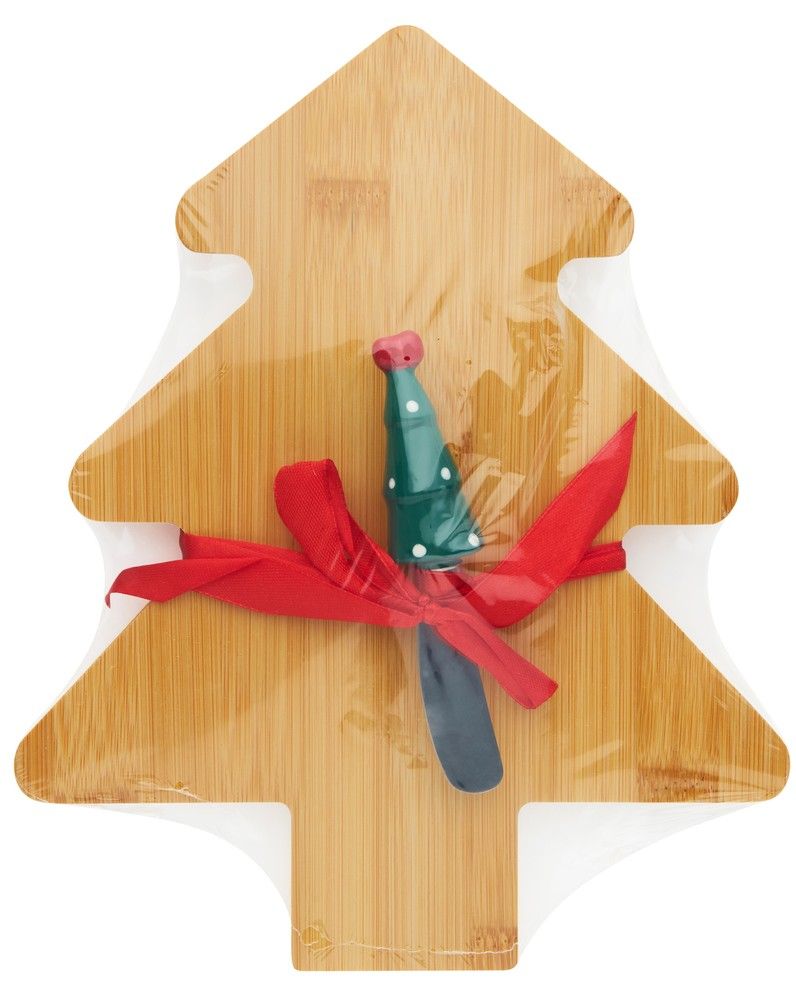 Deska bambusowa z nożykiem do masła 26,5x17cm BN25 widok główny 