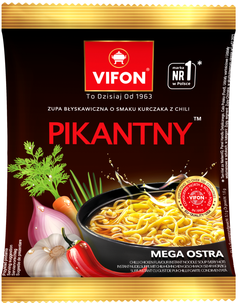 Zupa kurczak pikantny Vifon 70g widok 1