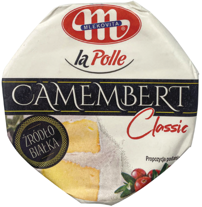Ser pleśniowy camembert La Polle Mlekovita 120g widok 1