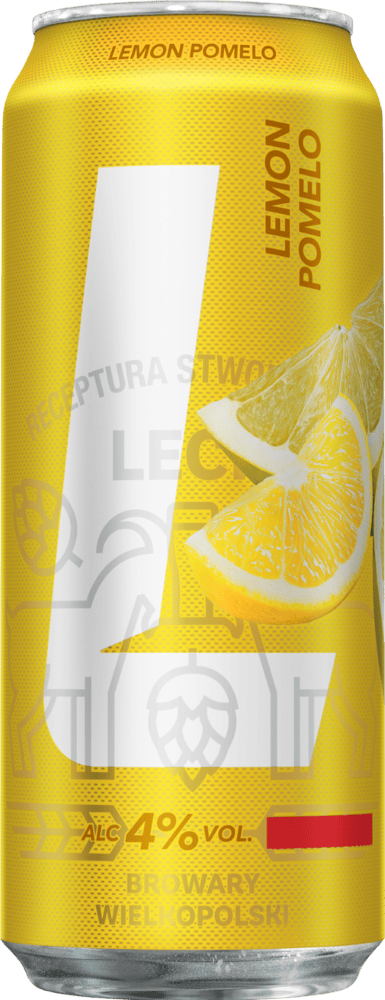 Piwo Lech cytryna pomelo 0,5l 4% puszka widok 1