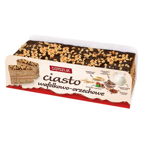 Ciasto wafelkowo-orzechowe Gotszlik 300g widok 1