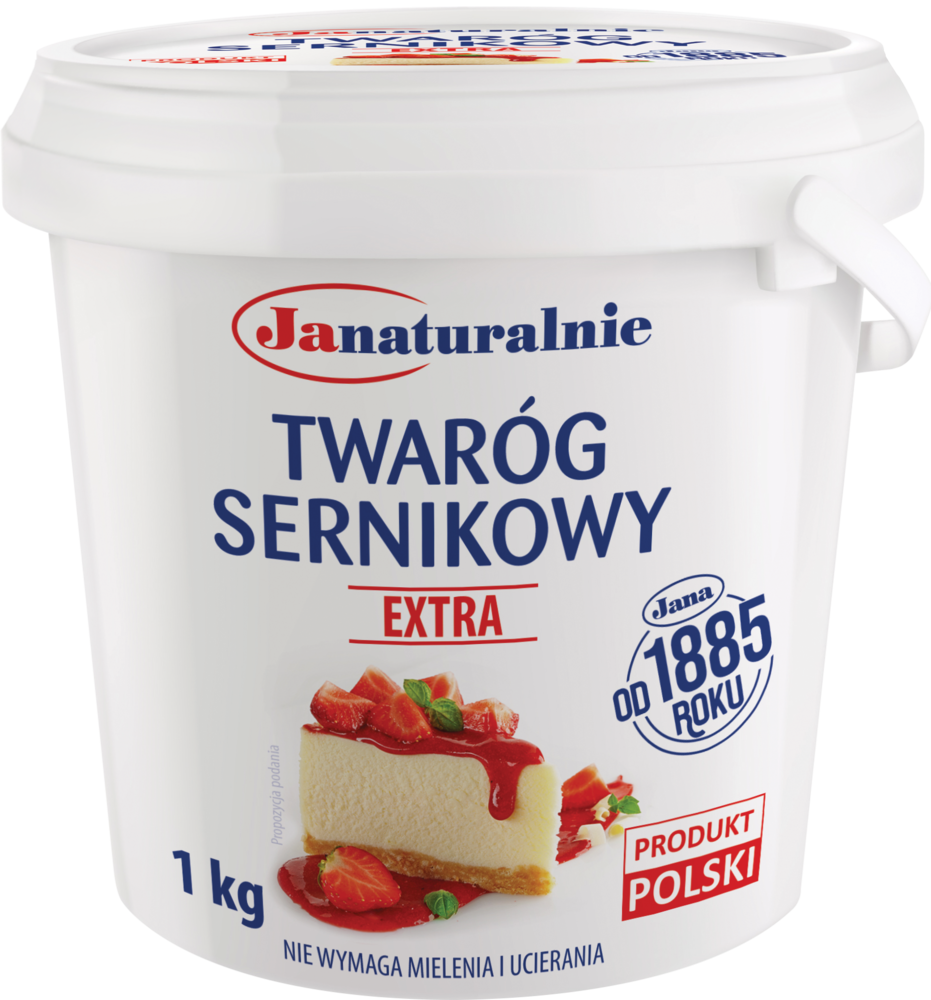 Twaróg sernikowy extra ŚSM Jana 1kg widok 1