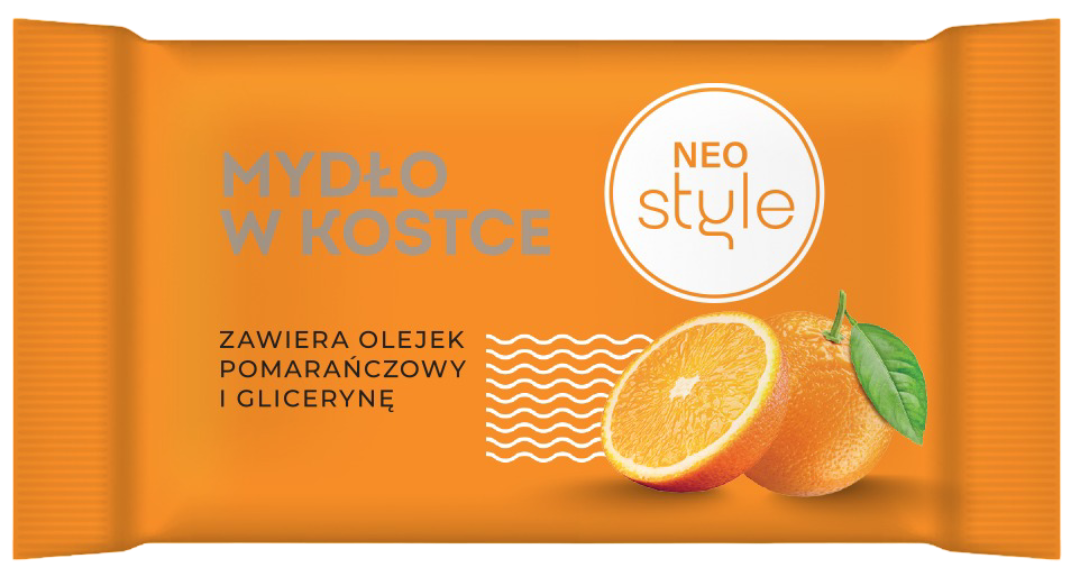 Mydło w kostce pomarańcza Neo Style 90g widok 1