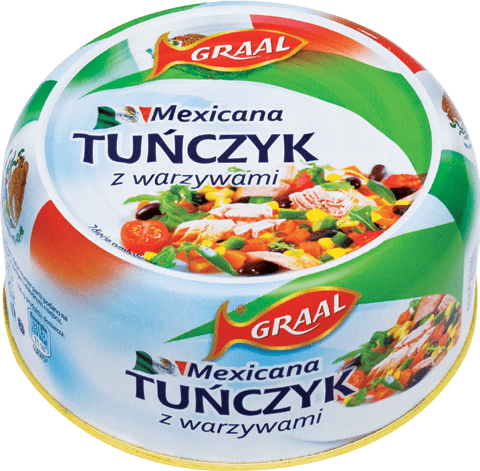 Sałatka tuńczyk americana/mexicana Graal 280g mix widok główny