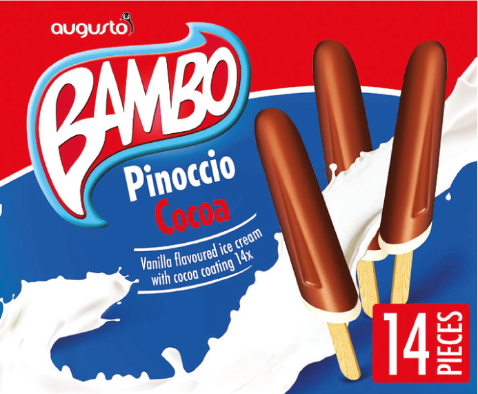 Lody multipack Bambo Pinoccio Augusto 14x52ml widok główny