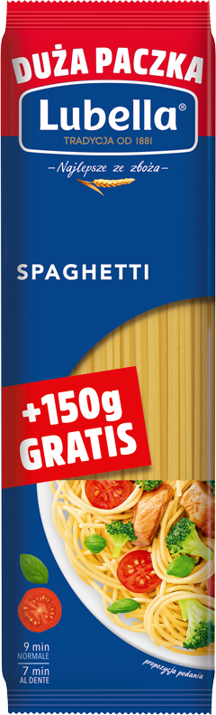 Makaron spaghetti Lubella 400g+150g gratis widok 1
