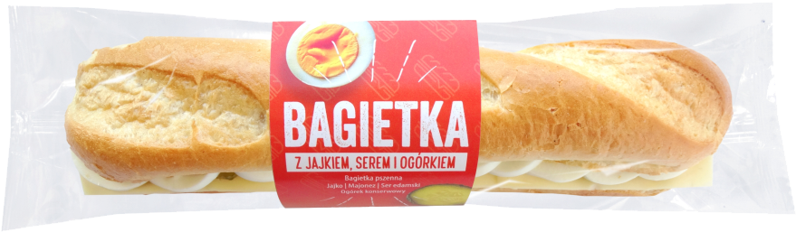 Bagietka kur/jajko ser ogórek Foodmakers 230g mix widok 2