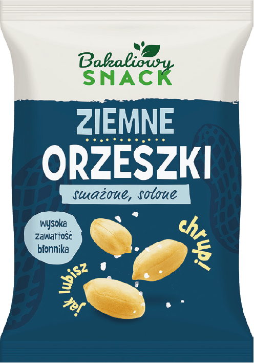 Orzeszki ziemne smażone solone Bakaliowy Snack 1kg widok główny