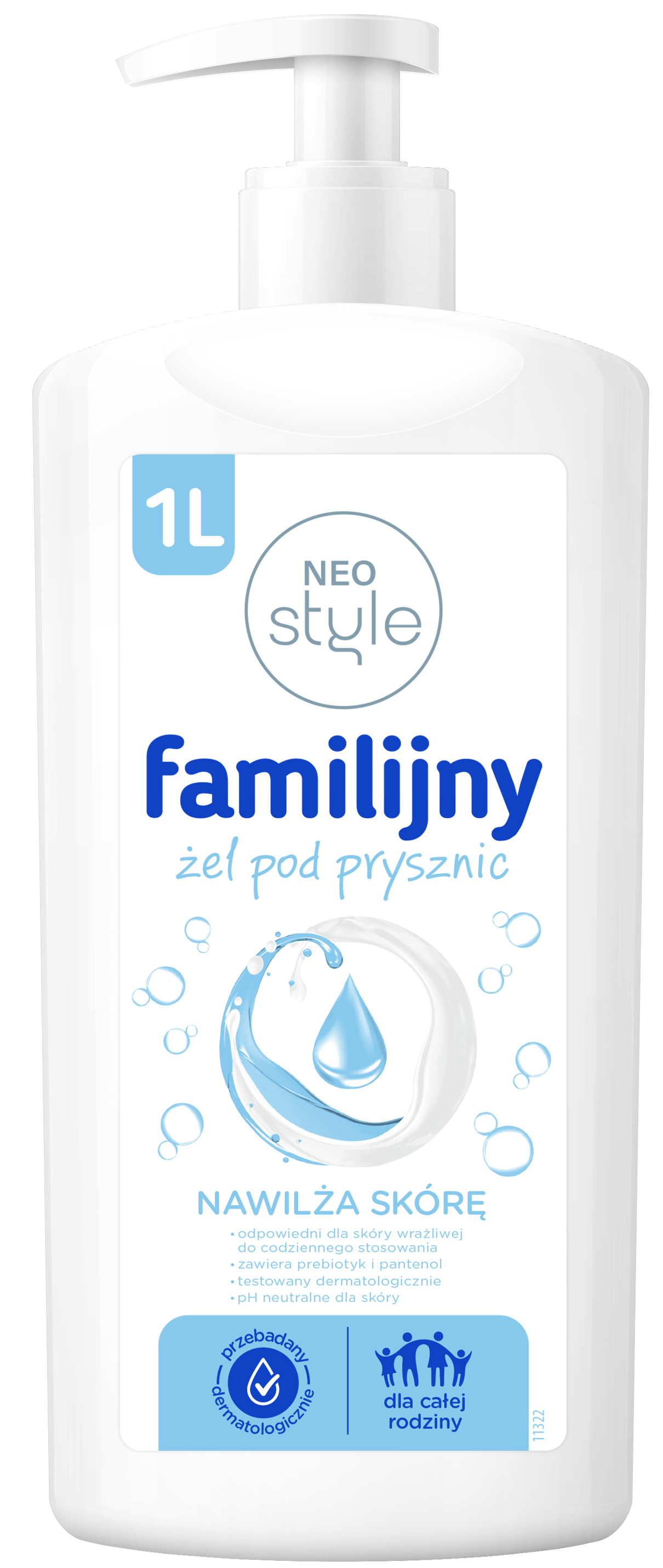 Żel pod prysznic familijny Neo Style 1l widok 1