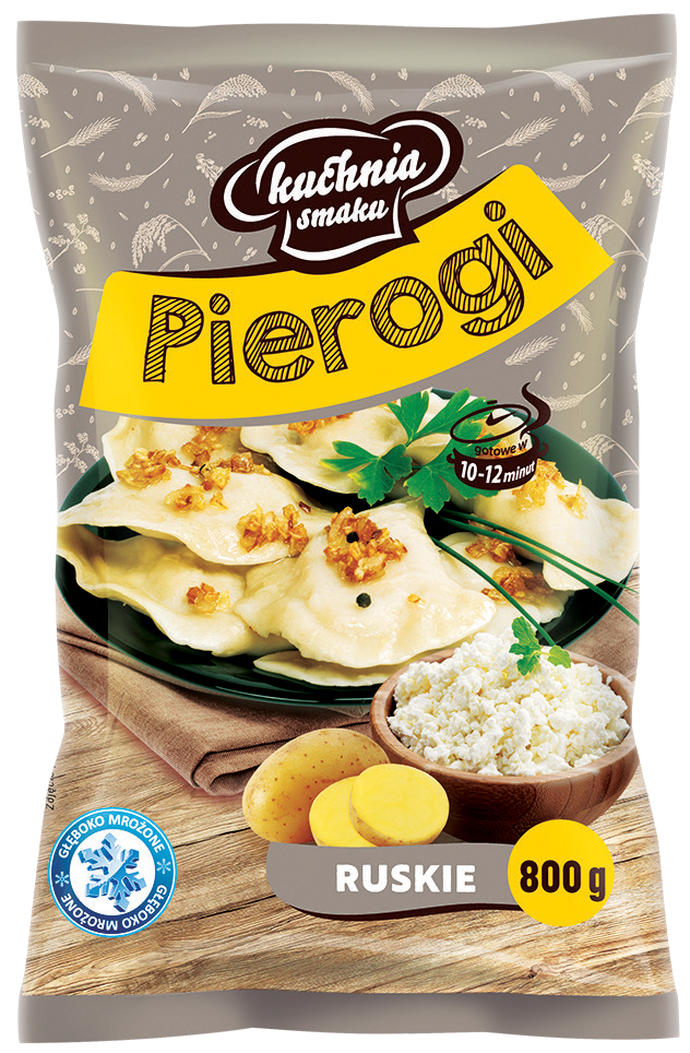 Pierogi ruskie Kuchnia Smaku 800g widok główny 
