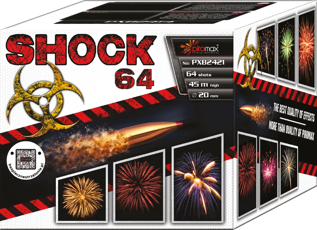 Bateria Shock 64 strzały PXB2421 S25 widok główny
